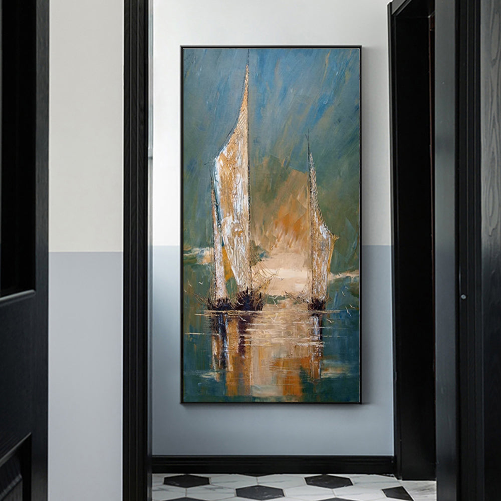 Pirate Ship Canvas Nautical Wall Art