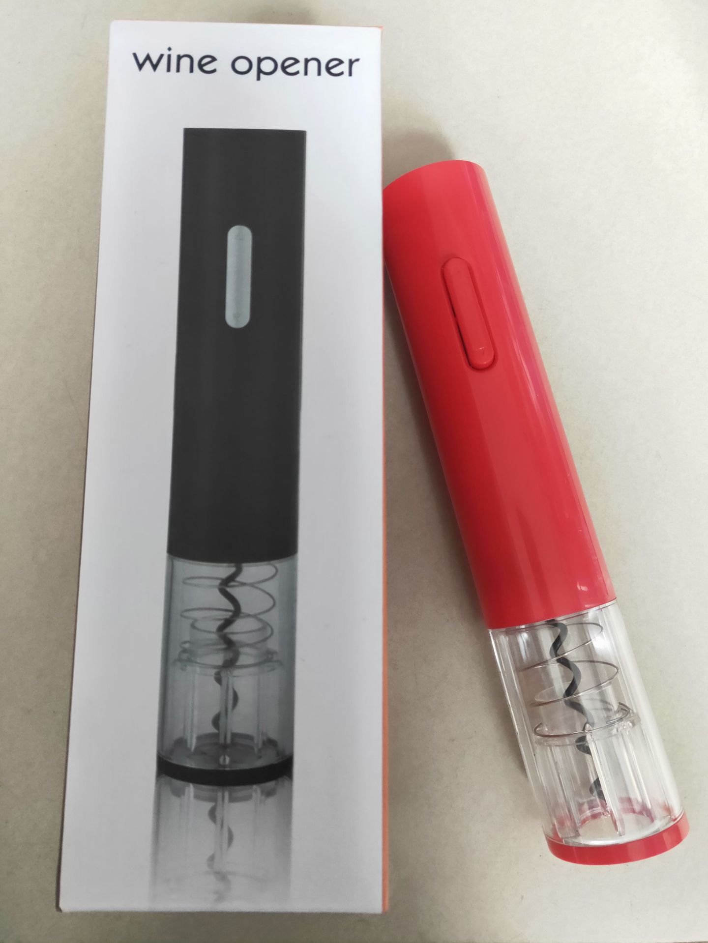 Electric Wine Opener Automatic Corkscrew With Foil Cutter