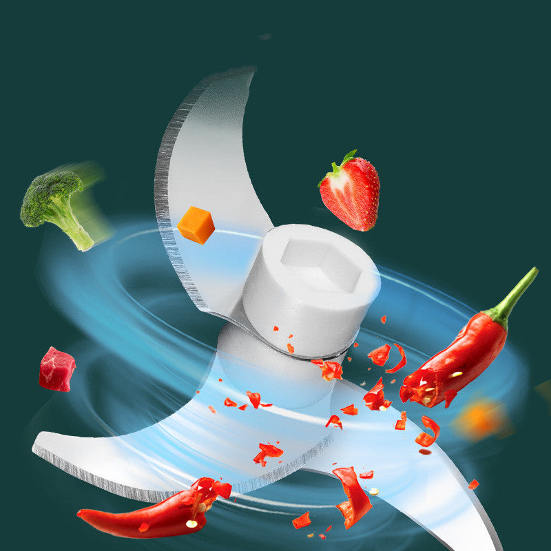 Portable Mini Electric Garlic Cutter Masher