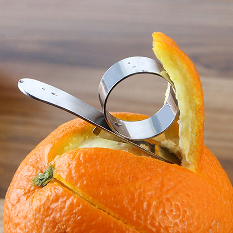 Stainless Steel Peeler Ring Kitchen Gadget