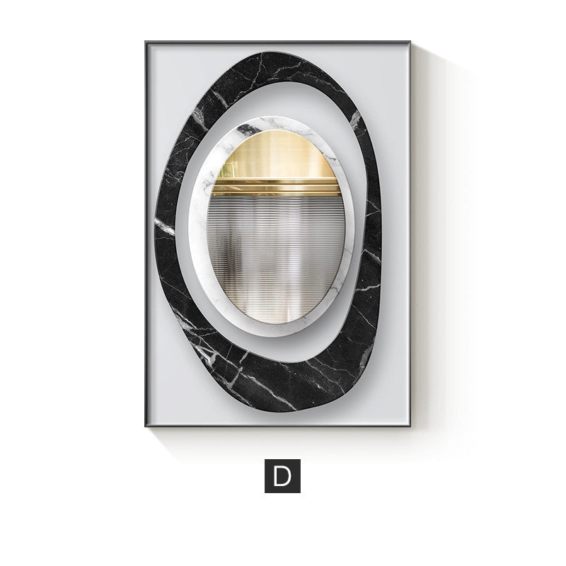 Abstract Geometric Canvas Painting Home Wall Poster