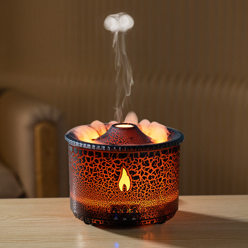 LED Fire Mist Humidifier with Color Changing Light