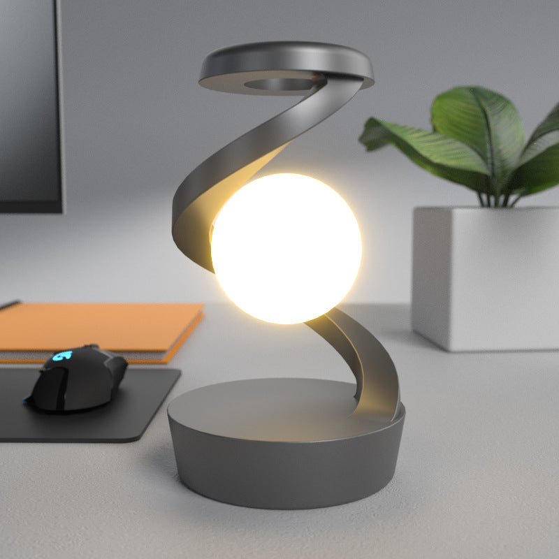Moon Desk Lamp Wireless Charging Night Light