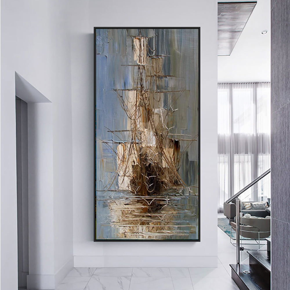 Pirate Ship Canvas Nautical Wall Art