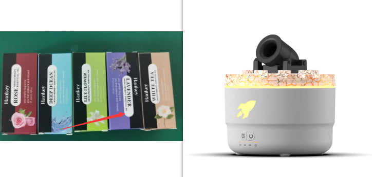 Portable LED Mist Humidifier for Bedroom Ambience