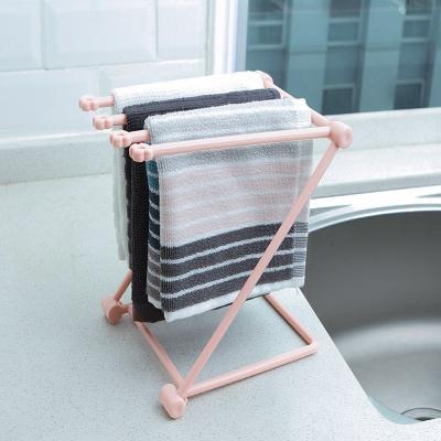 Foldable Dishcloth Shelf Kitchen Organizer