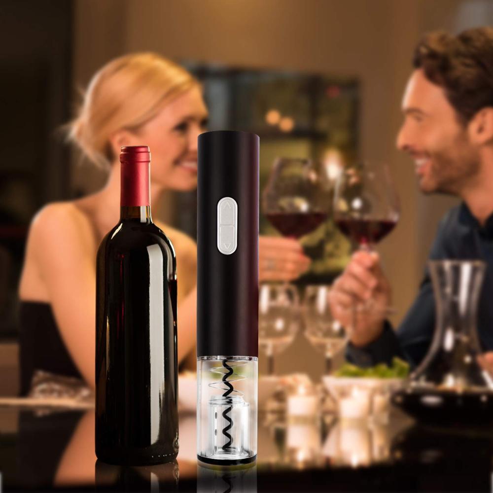 Electric Wine Opener Automatic Corkscrew With Foil Cutter