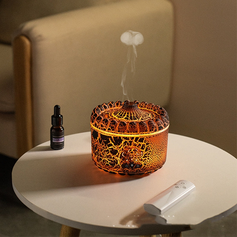 LED Fire Mist Humidifier with Color Changing Light