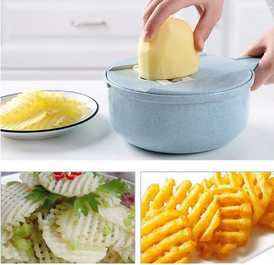 8 in 1 Mandoline Vegetable Slicer Peeler Grater