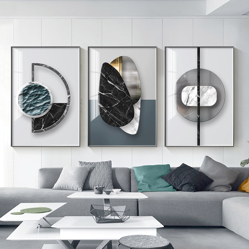 Abstract Geometric Canvas Painting Home Wall Poster