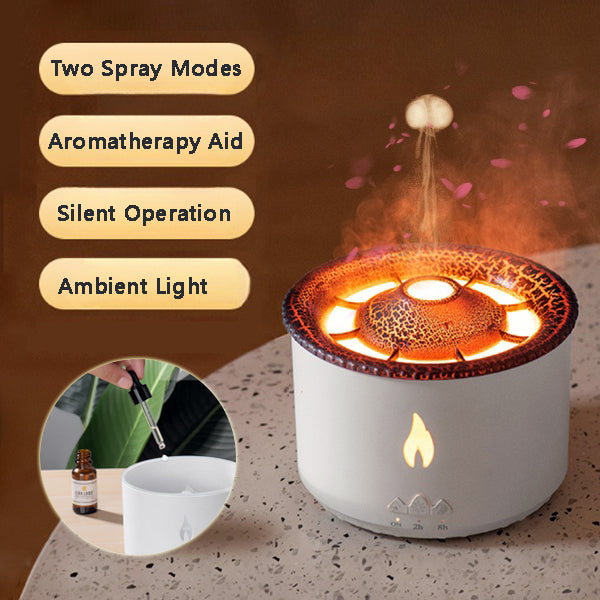 Jellyfish Mist Humidifier with LED Ambient Light