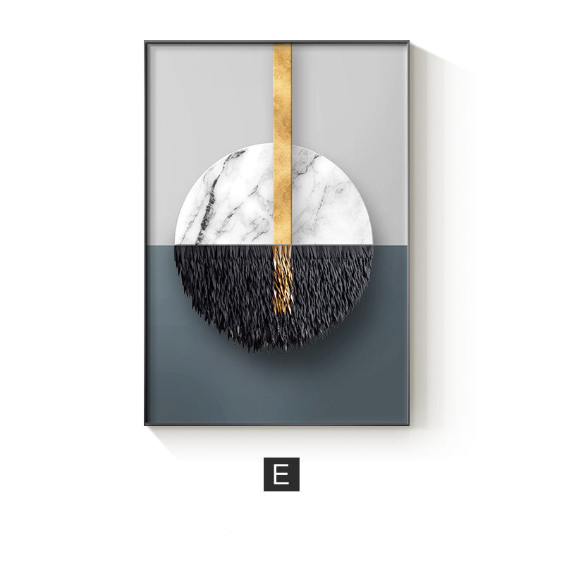 Abstract Geometric Canvas Painting Home Wall Poster