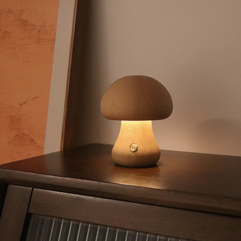 Mushroom LED Night Lamp Bedside Light
