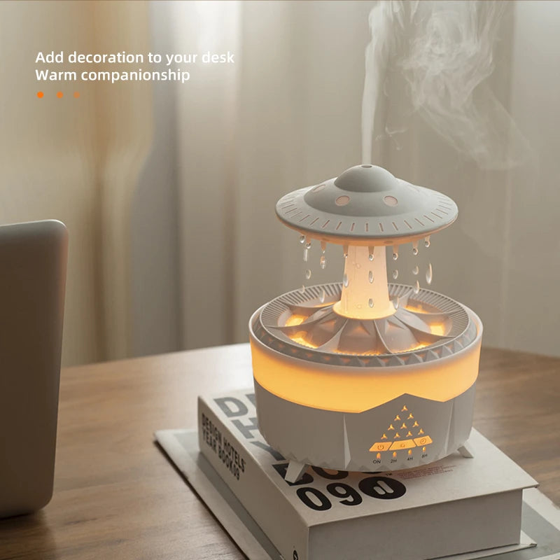 UFO Raindrop Humidifier Aroma Diffuser USB