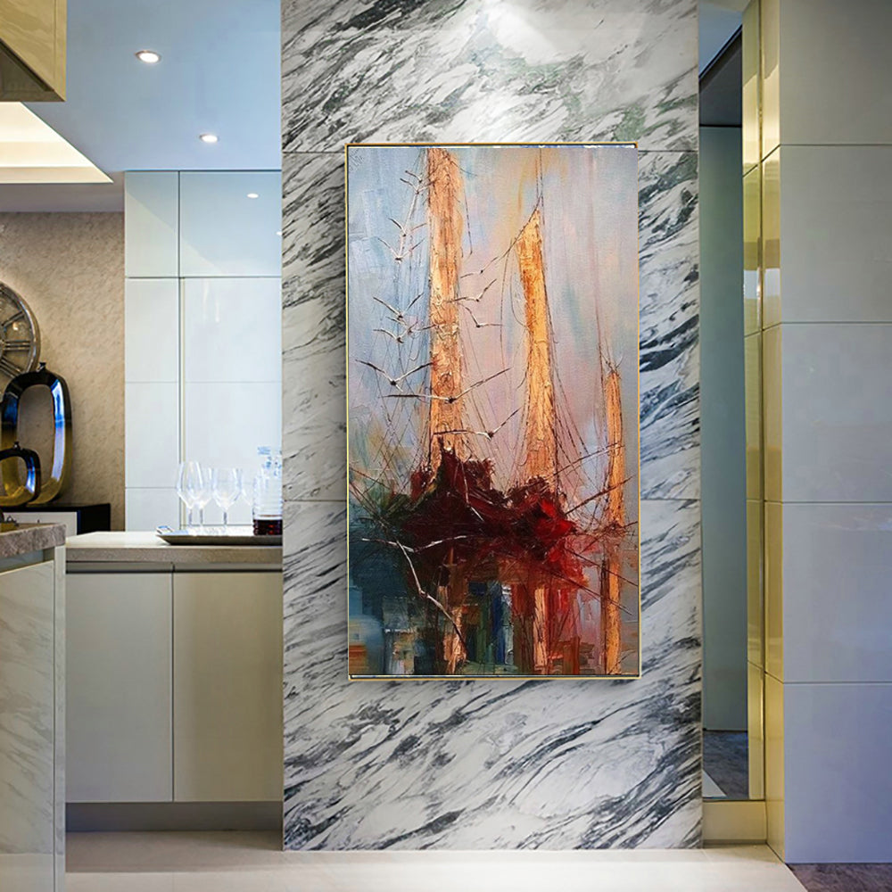 Pirate Ship Canvas Nautical Wall Art