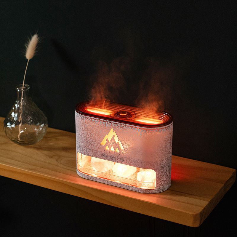 LED Fire Mist Humidifier with Color Changing Light