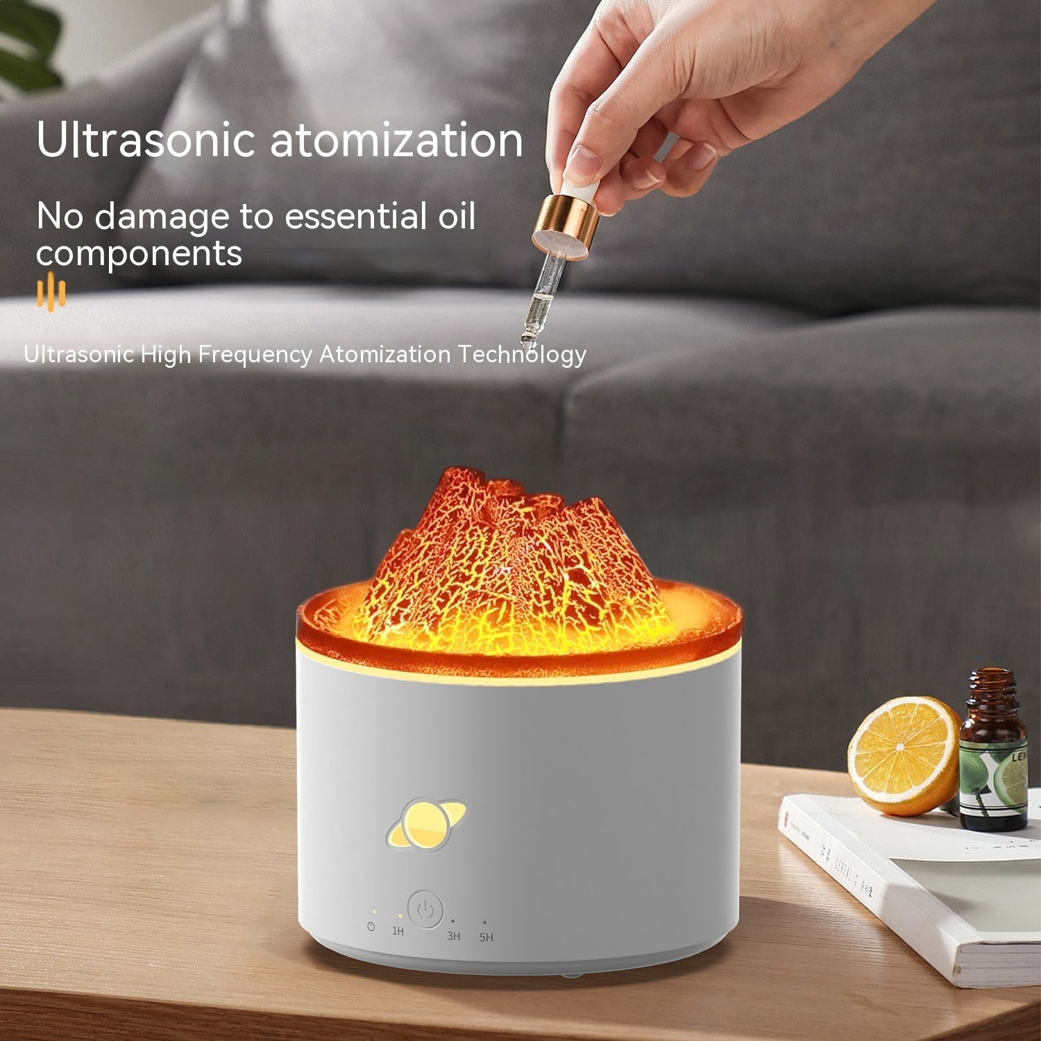 LED Mist Humidifier for Bedroom & Home Decor