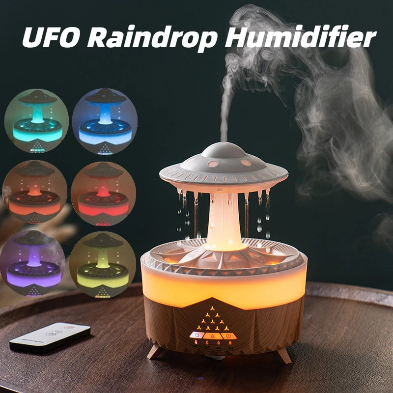 UFO Raindrop Humidifier Aroma Diffuser USB