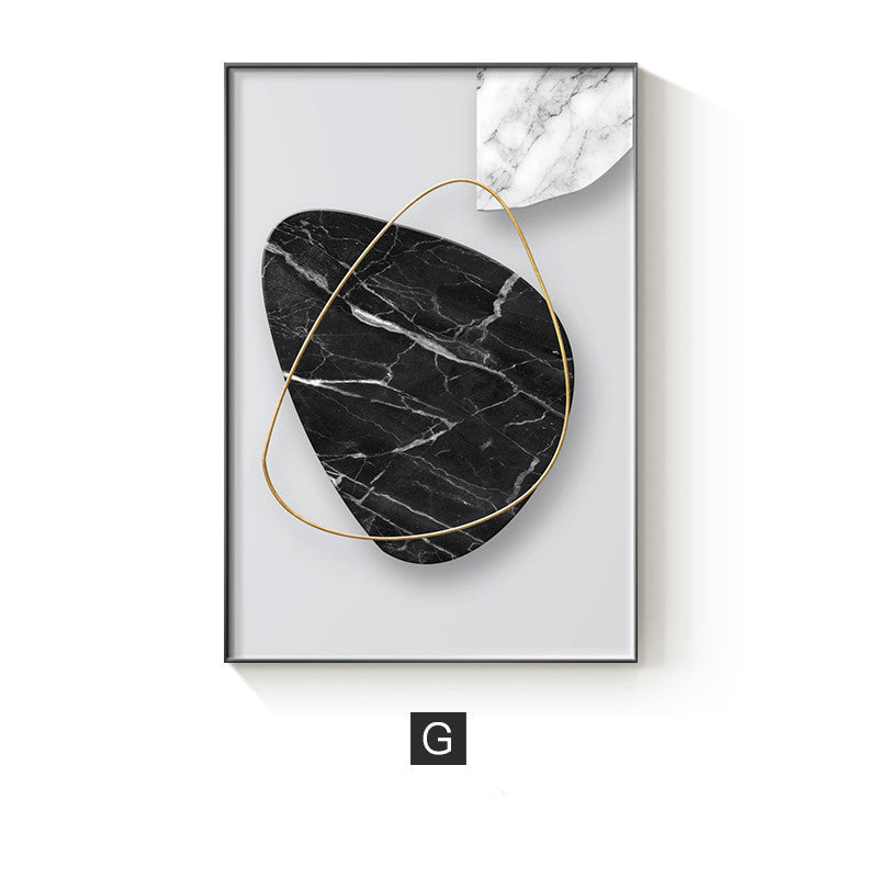 Abstract Geometric Canvas Painting Home Wall Poster