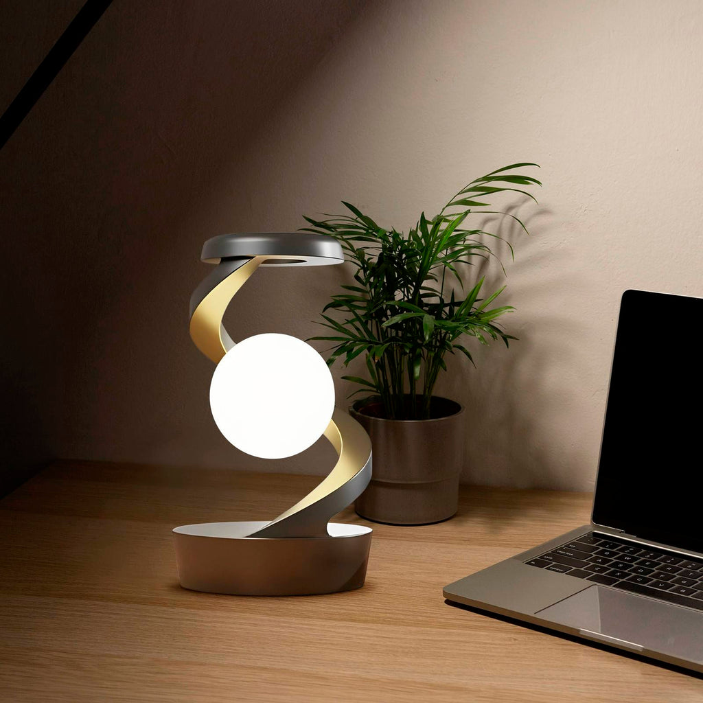 Moon Desk Lamp Wireless Charging Night Light
