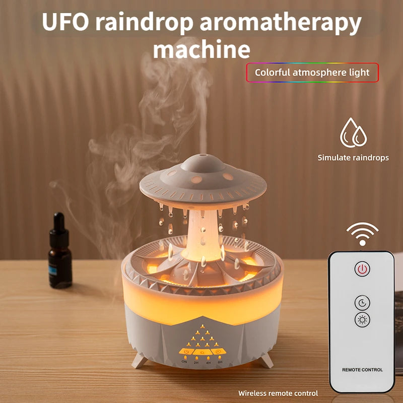 UFO Raindrop Humidifier Aroma Diffuser USB