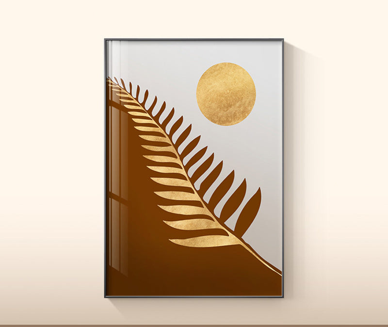 Leaf Wall Art Canvas Botanical Home Decor