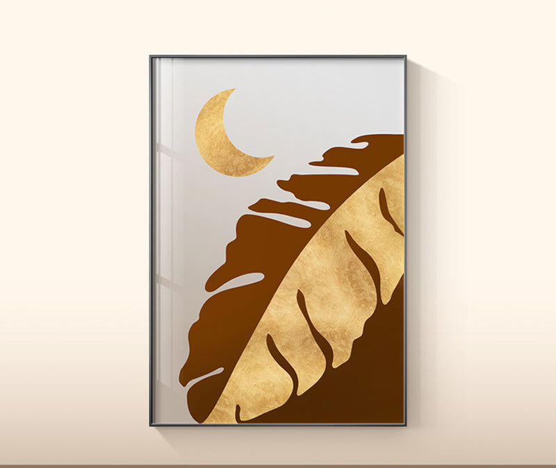 Leaf Wall Art Canvas Botanical Home Decor