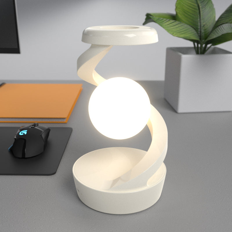Moon Desk Lamp Wireless Charging Night Light