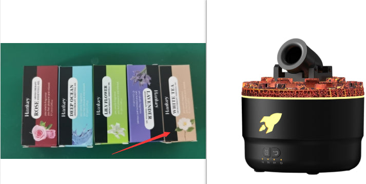 Portable LED Mist Humidifier for Bedroom Ambience