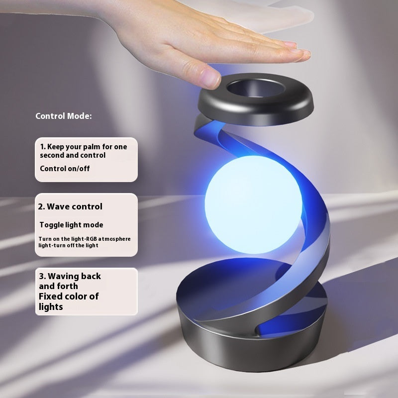 Moon Desk Lamp Wireless Charging Night Light