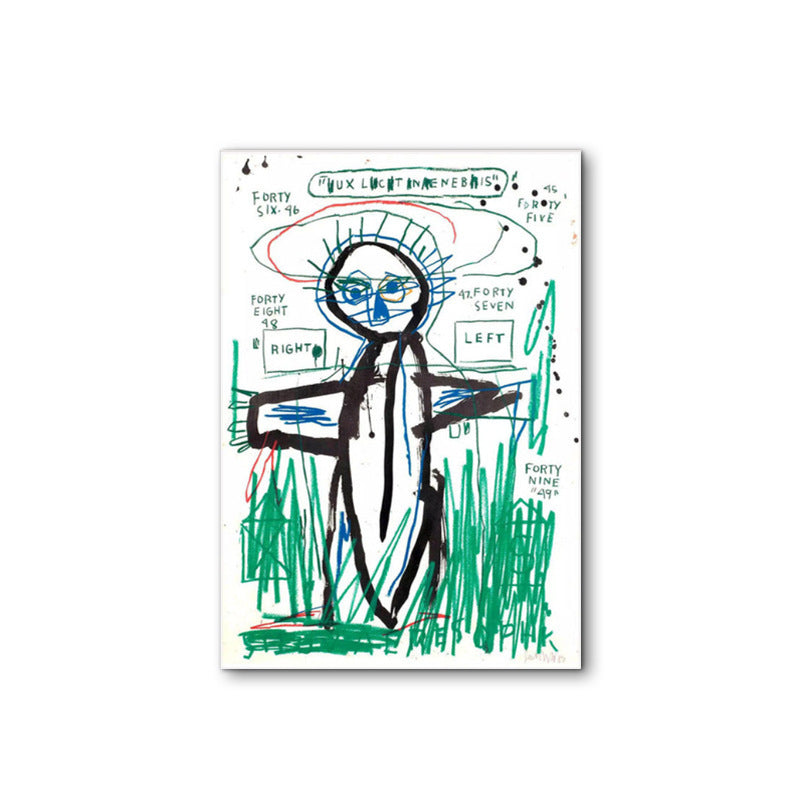 Abstract Graffiti Frameless Canvas Decorative Wall Art