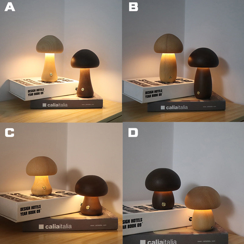 Mushroom LED Night Lamp Bedside Light
