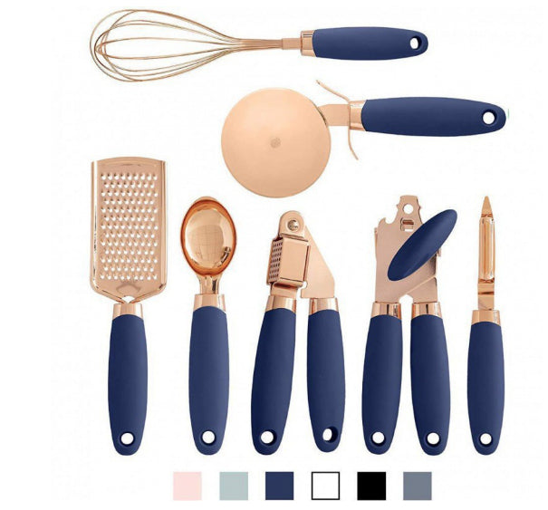 Kitchen Peeler Gadget Copper Plated Set