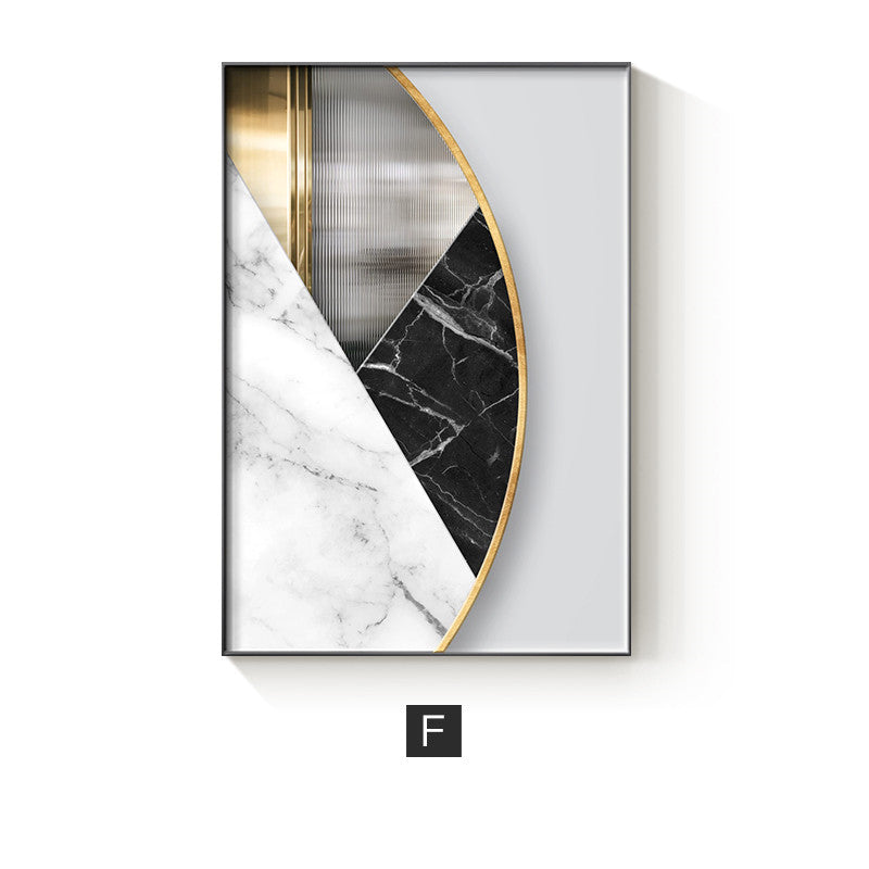 Abstract Geometric Canvas Painting Home Wall Poster