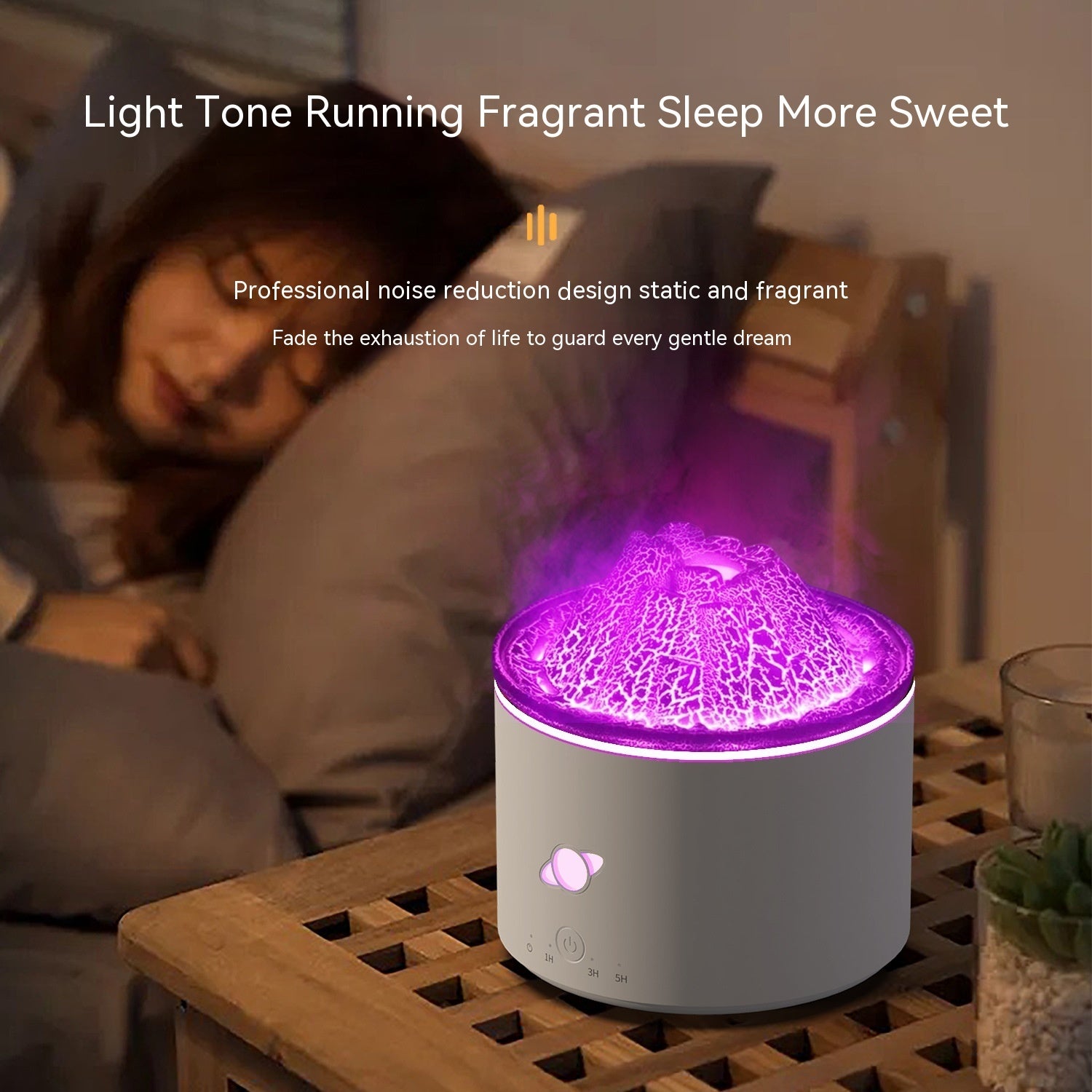 LED Mist Humidifier for Bedroom & Home Decor