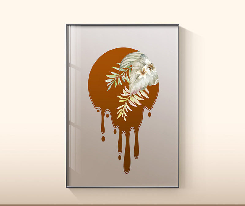 Leaf Wall Art Canvas Botanical Home Decor