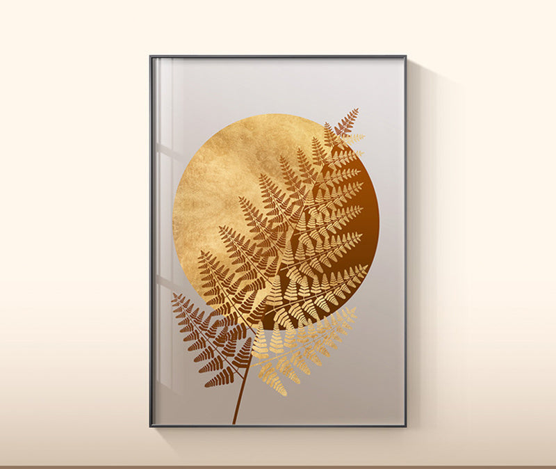 Leaf Wall Art Canvas Botanical Home Decor